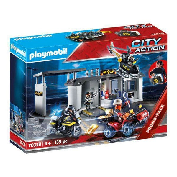 Playset Playmobil City Action Stazione di Polizia Forze Speciali Playmobil (139 pz)