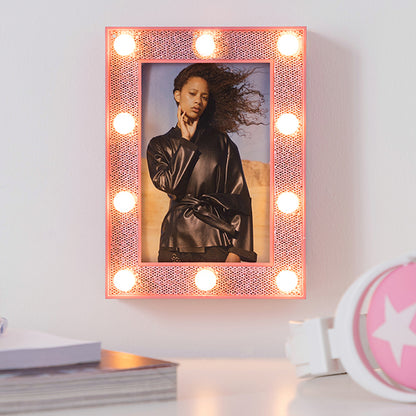 Cornice portafoto da parete Glitter (10 LED) (10 x 15 cm)