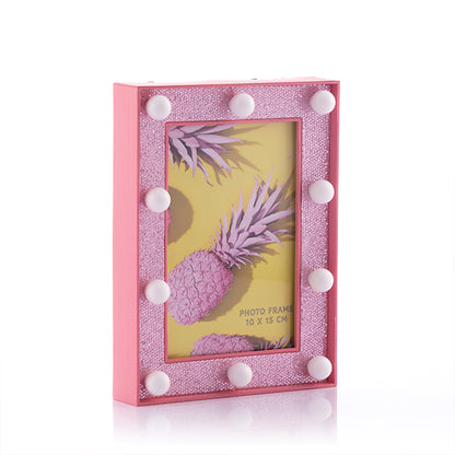 Cornice portafoto da parete Glitter (10 LED) (10 x 15 cm)