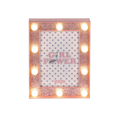 Cornice portafoto da parete Glitter (10 LED) (10 x 15 cm)
