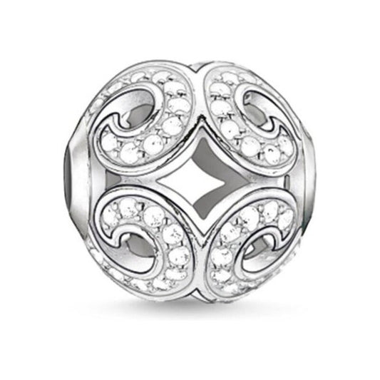 Perline Donna Thomas Sabo K0012-051-14 Bianco (1,1 cm)