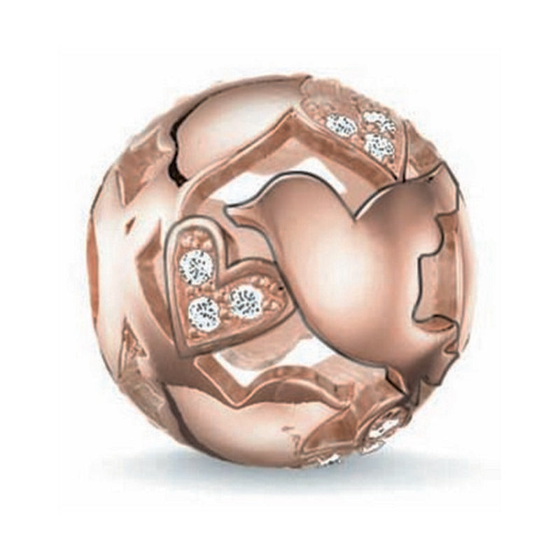 Perline Donna Thomas Sabo K0132-416-14 Oro rosa (1,1 cm)