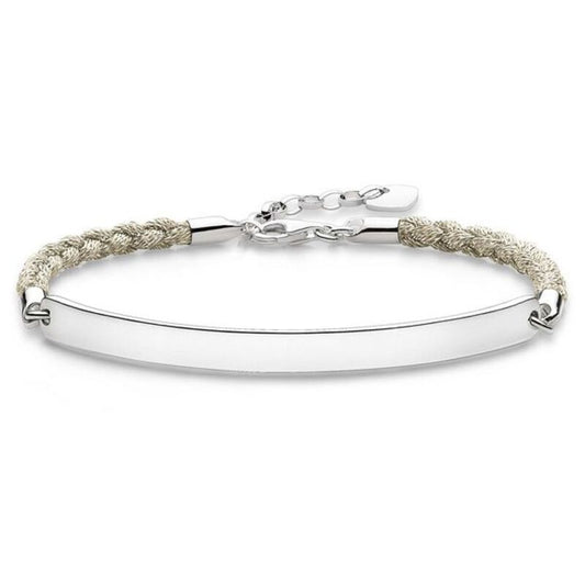 Bracciale da Donna Thomas Sabo LBA0029-173-19 Bianco Argento