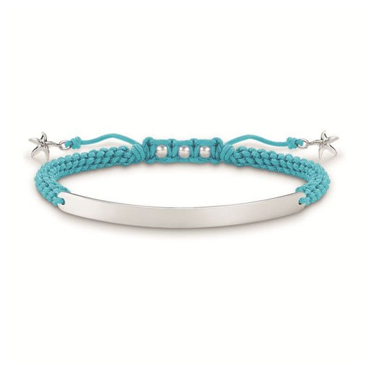 Bracciale da donna Thomas Sabo LBA0059-173-1 Blu Argento
