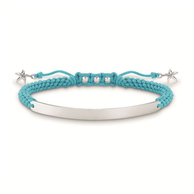 Bracciale da donna Thomas Sabo LBA0059-173-1 Blu Argento
