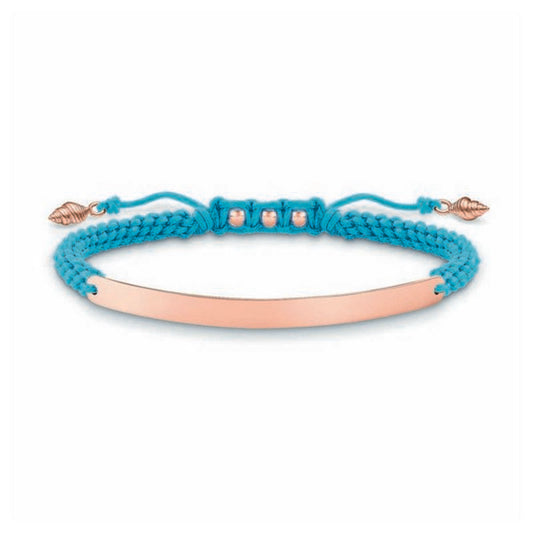 Bracciale da donna Thomas Sabo LBA0062-597-1 Blu Oro rosa Argento