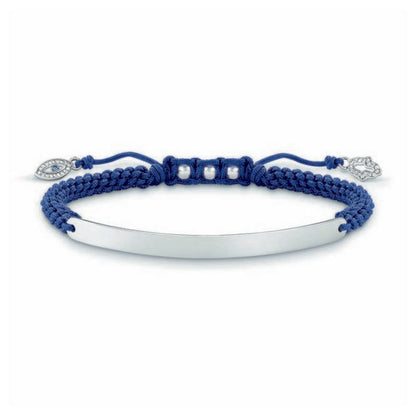 Bracciale da donna Thomas Sabo LBA0066-897-1 Blu Argento