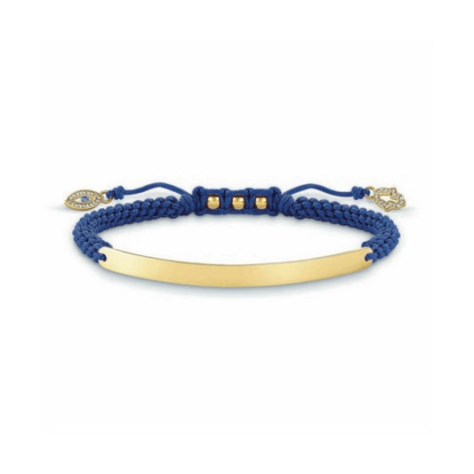 Bracciale da donna Thomas Sabo LBA0067-899-1 Blu Argento Dorato (21 cm)