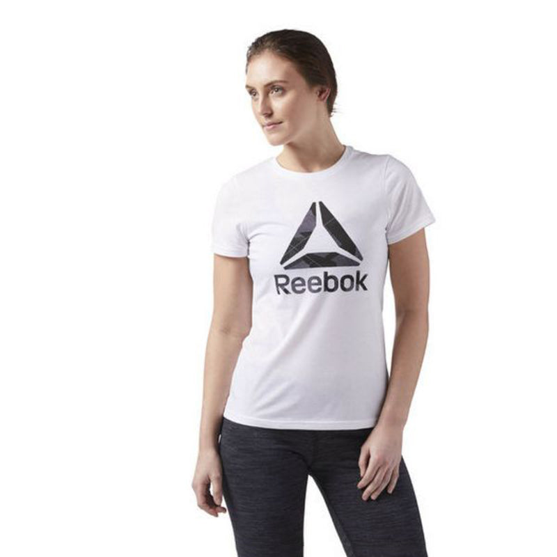 T-shirt a maniche corte da donna Reebok Wor CS Graphic Tee Bianca