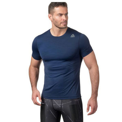 T-shirt a maniche corte da uomo Reebok Wor Aactivchill Tech Blu