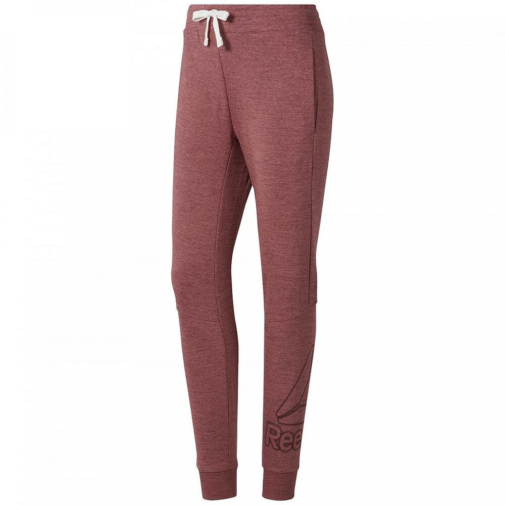 Pantaloni da tuta da adulto Reebok MARBIE LOGO PANT DY8138 Lady Rosa