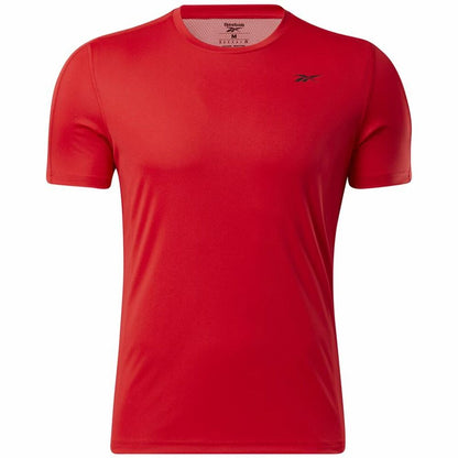 T-shirt sportiva a maniche corte Reebok Workout Ready Rossa