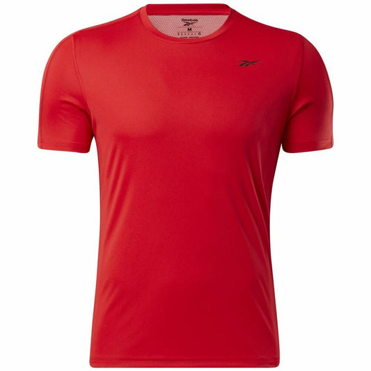 T-shirt sportiva a maniche corte Reebok Workout Ready Rossa