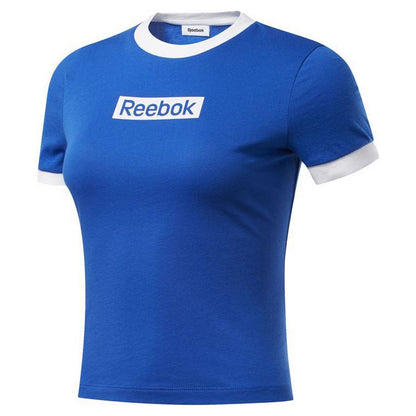 T-shirt Reebok Essentials Linear Logo Blu