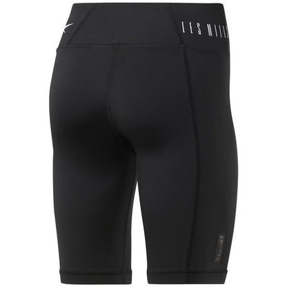 Leggings sportivi corti Reebok Les Mills Cycling Nero