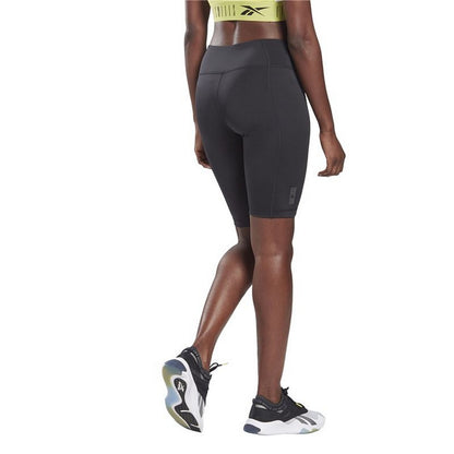 Leggings sportivi corti Reebok Les Mills Cycling Nero