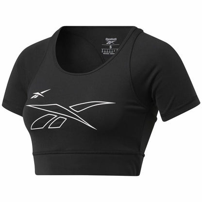 T-shirt sportiva a maniche corte Reebok MYT Nera