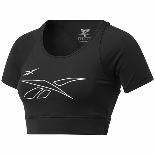 T-shirt sportiva a maniche corte Reebok MYT Nera