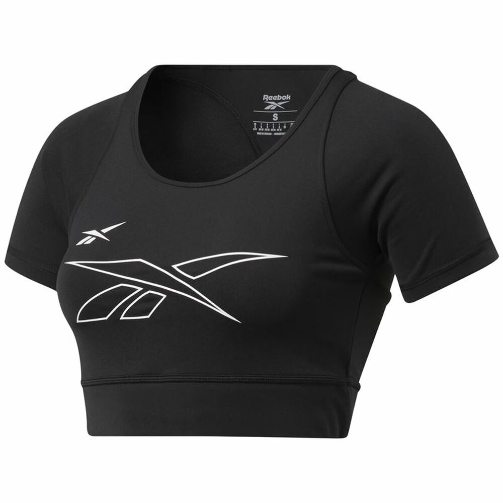 T-shirt sportiva a maniche corte Reebok MYT Nera