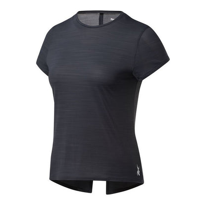 T-shirt a maniche corte da donna Reebok Workout Ready Activchill nera