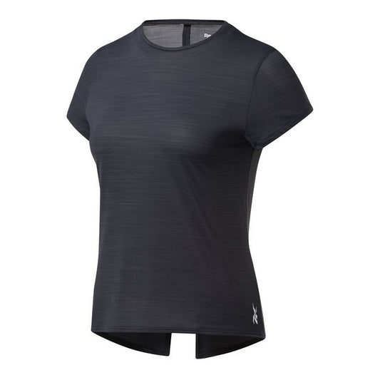 T-shirt a maniche corte da donna Reebok Workout Ready Activchill nera