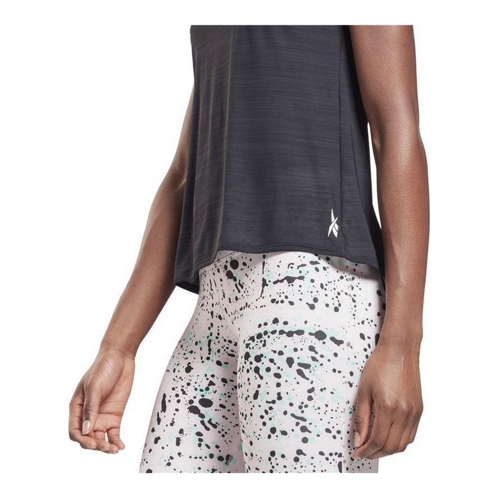 T-shirt a maniche corte da donna Reebok Workout Ready Activchill nera
