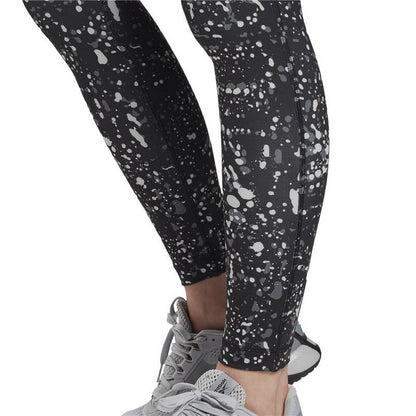 Leggings sportivi Reebok Workout Ready stampati Neri