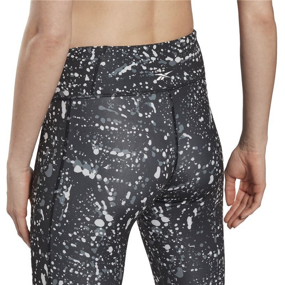 Leggings sportivi Reebok Workout Ready stampati Neri