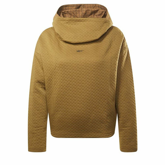 Felpa con cappuccio da donna Reebok Thermowarm+ Graphene W Marrone