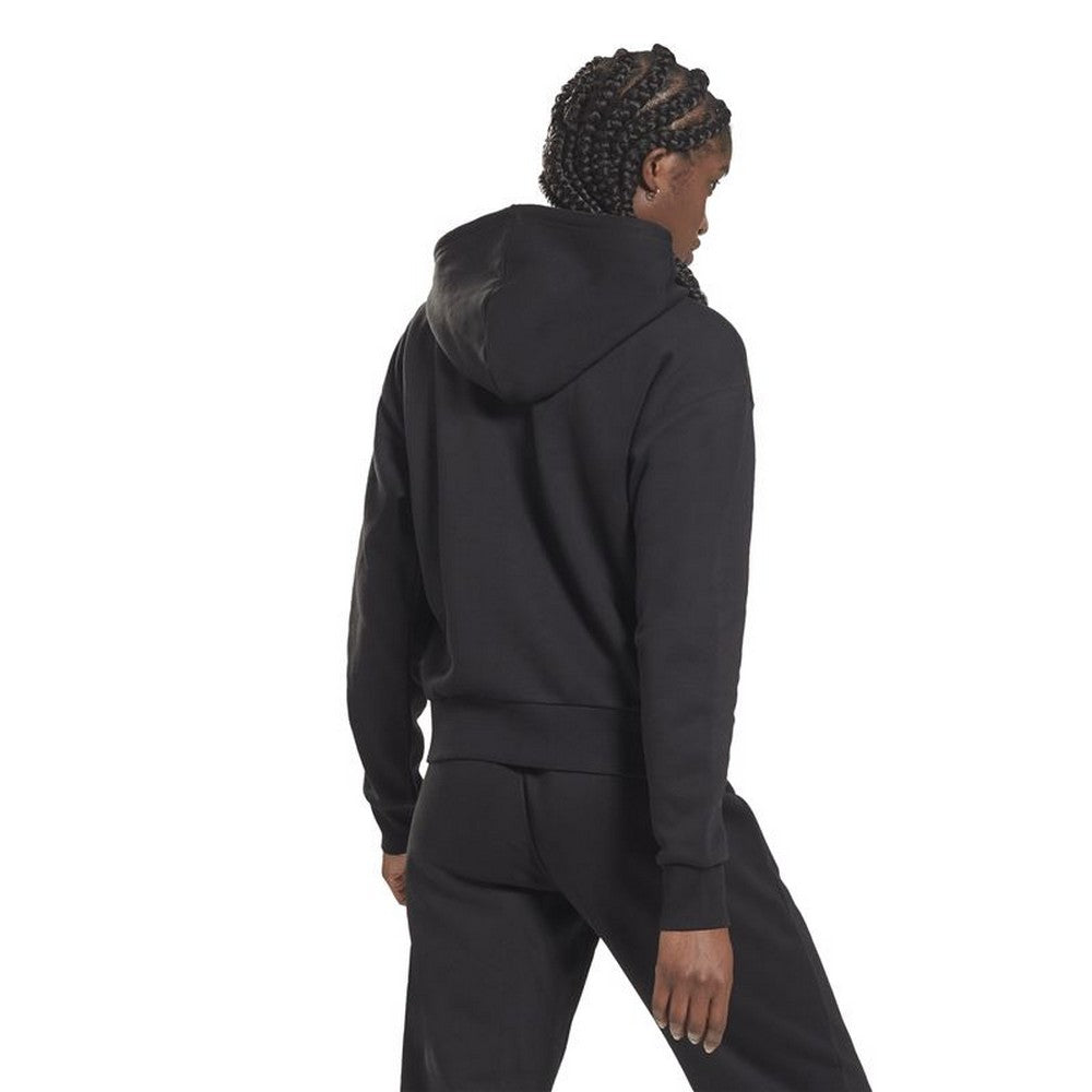 Giacca sportiva da donna Reebok Training Essentials Vector Full-Zip nera