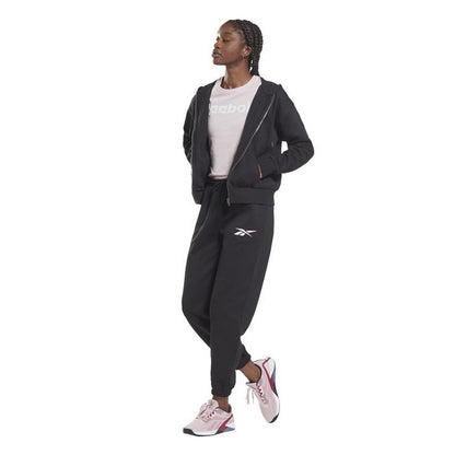 Giacca sportiva da donna Reebok Training Essentials Vector Full-Zip nera