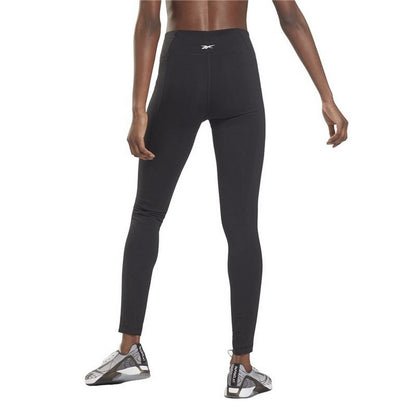 Leggings sportivi Reebok Pping Cotton W Nero