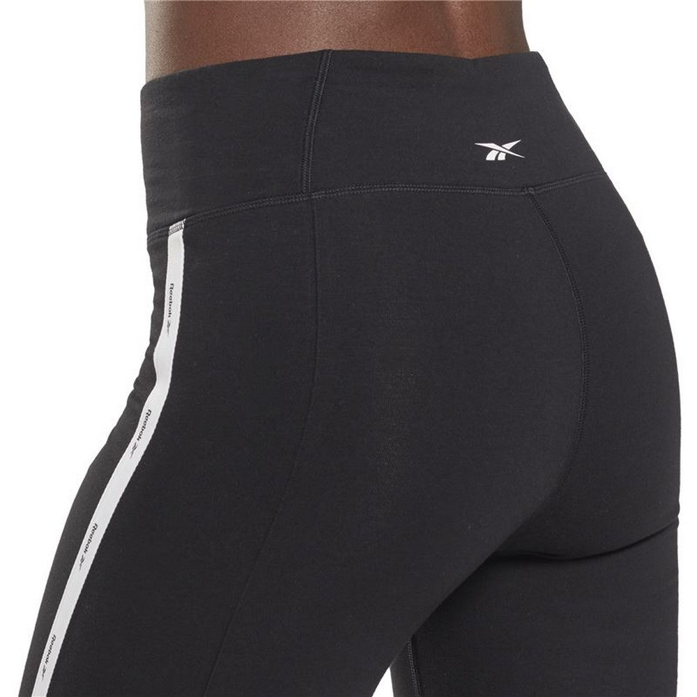 Leggings sportivi Reebok Pping Cotton W Nero