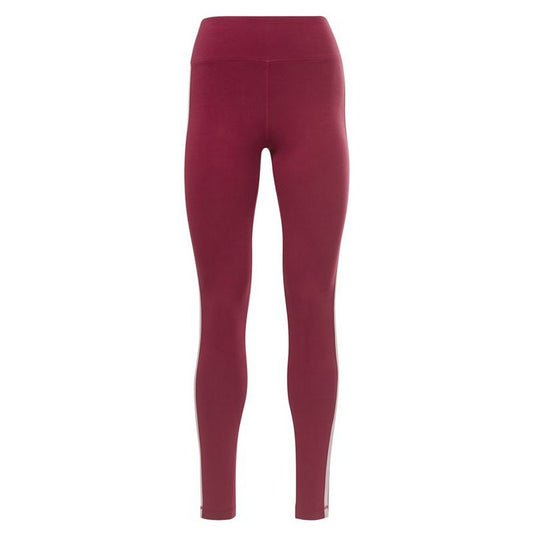 Leggings sportivi Reebok Pping Cotton W Rosso Scuro