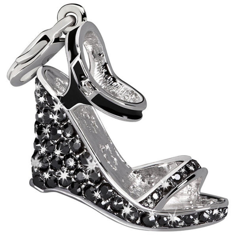 Link portaciondoli da donna Glamour GS2-01 | Nero (4cm)
