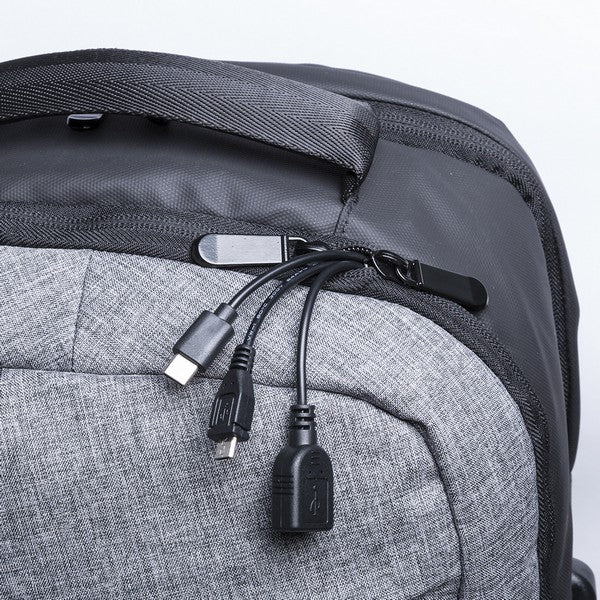 Rucksack with  Power Bank and Tablet and Laptop Compartment 8000 mAh 145971
