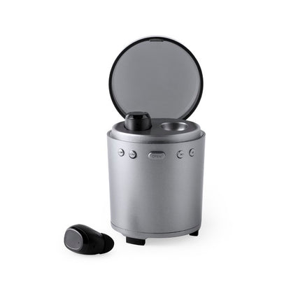 Bluetooth Headset with Microphone FM USB 3W Silver 146192