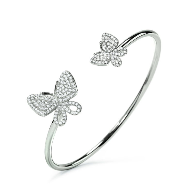 Bracciale Folli Follie Farfalle Argento sterling (Ø 55 mm)