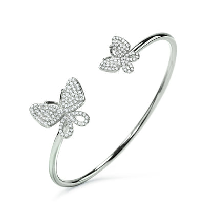 Bracciale Folli Follie Farfalle Argento sterling (Ø 55 mm)