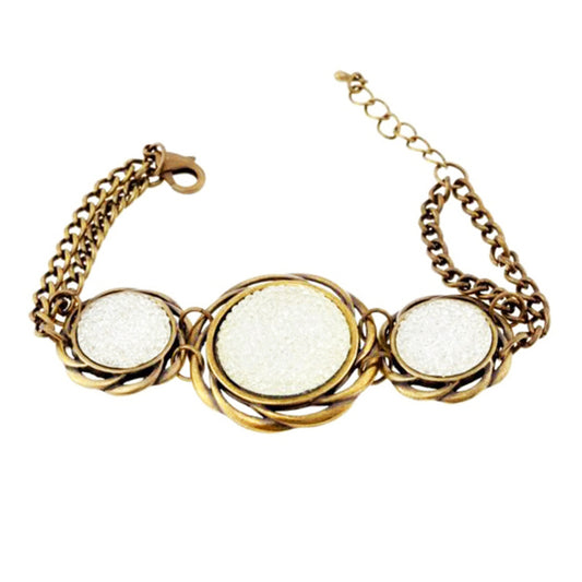 Bracciale Donna Cristian Lay 437080 Acciaio Bianco Dorato (19 cm)