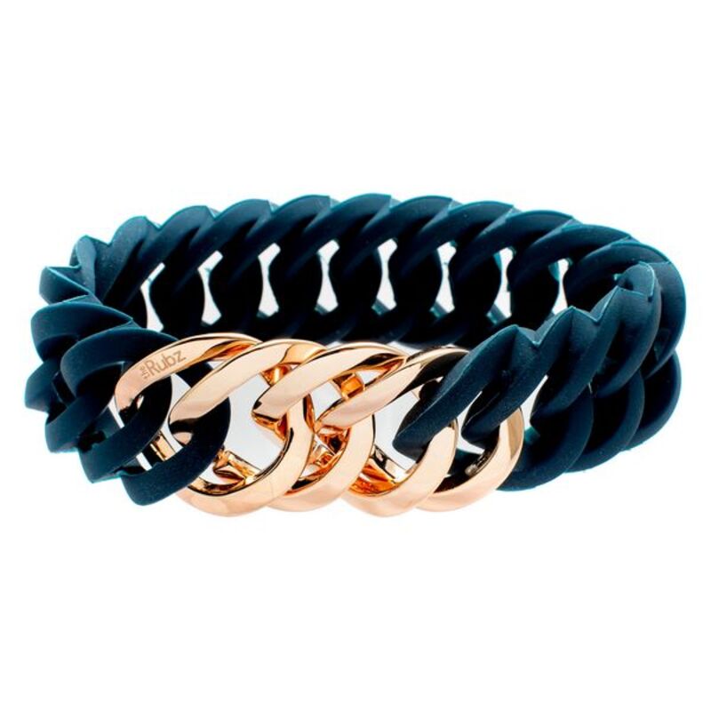 Bracciale TheRubz 100187 Blu Rosa Silicone Acciaio inossidabile Acciaio/Silicone