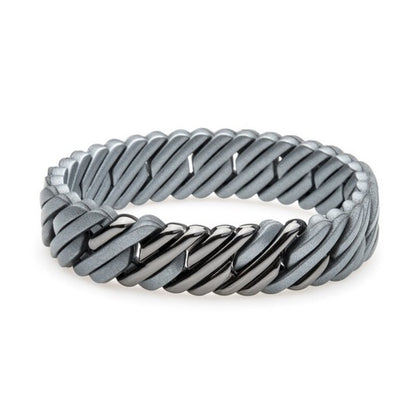 Bracciale da donna TheRubz Silicone Acciaio inossidabile Acciaio/Silicone