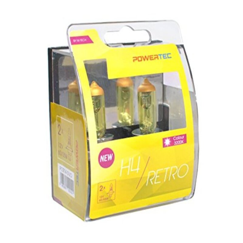 Lampadina Auto M-Tech PTZRT4-DUO H4 12V 60/55W 3200K Alogena