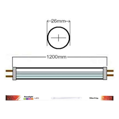 Tubo LED Panasonic Corp. T8 18 W 1400 lm (Bianco freddo 6000K)