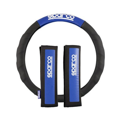 Coprivolante + Cuscini per cintura di sicurezza Sparco SPC1111KAZ universale