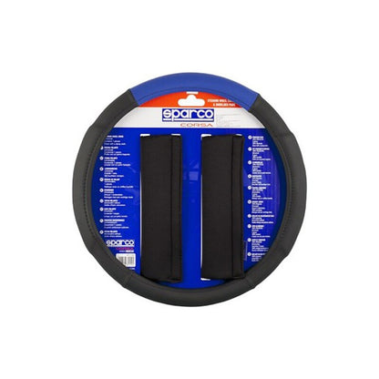 Coprivolante + Cuscini per cintura di sicurezza Sparco SPC1111KAZ universale
