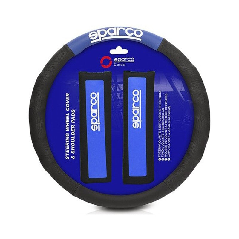 Coprivolante + Cuscini per cintura di sicurezza Sparco SPC1111KAZ universale