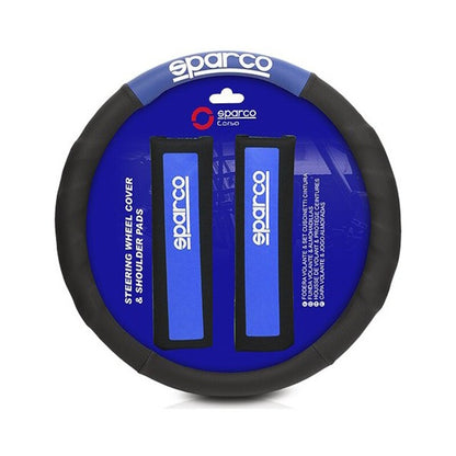 Coprivolante + Cuscini per cintura di sicurezza Sparco SPC1111KAZ universale