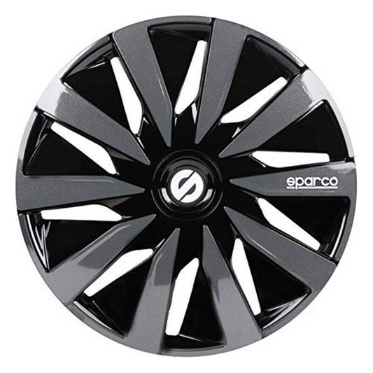 Coprimozzo Sparco Lazio Nero/Grigio 14" (4 ud)