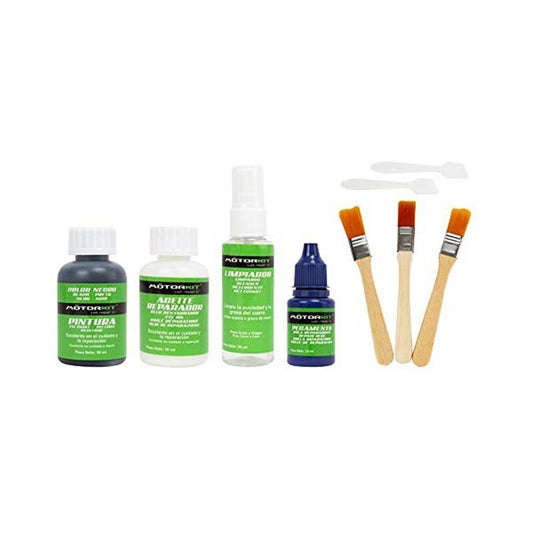 Kit di riparazione Motorkit LG0220BK1B Pelle nera